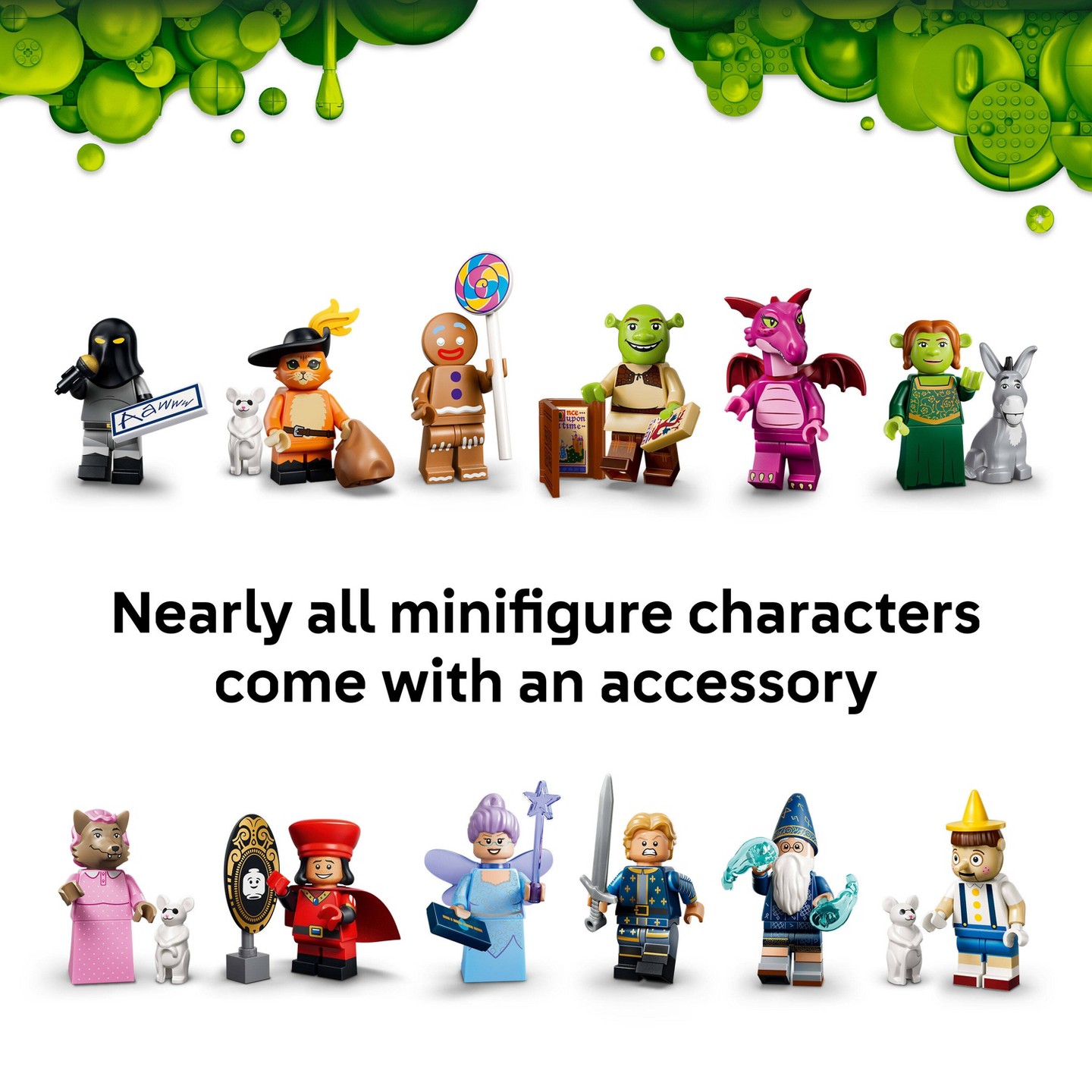 Детские конструкторы LEGO Minifigures Shrek Series Mystery Box 71053 — фото 7