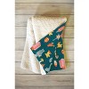 Tasiania Christmas vintage toys Fleece Throw Blanket -Deny Designs - 2 of 2