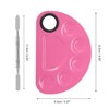 Unique Bargains Semicircle Foundation Spatula and Palette Set - 4 of 4