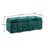 NicBex Storage Bench Ottoman with Storage Padded Footstool with Safety Hinge for Bedroom, Entryway - 3 of 4