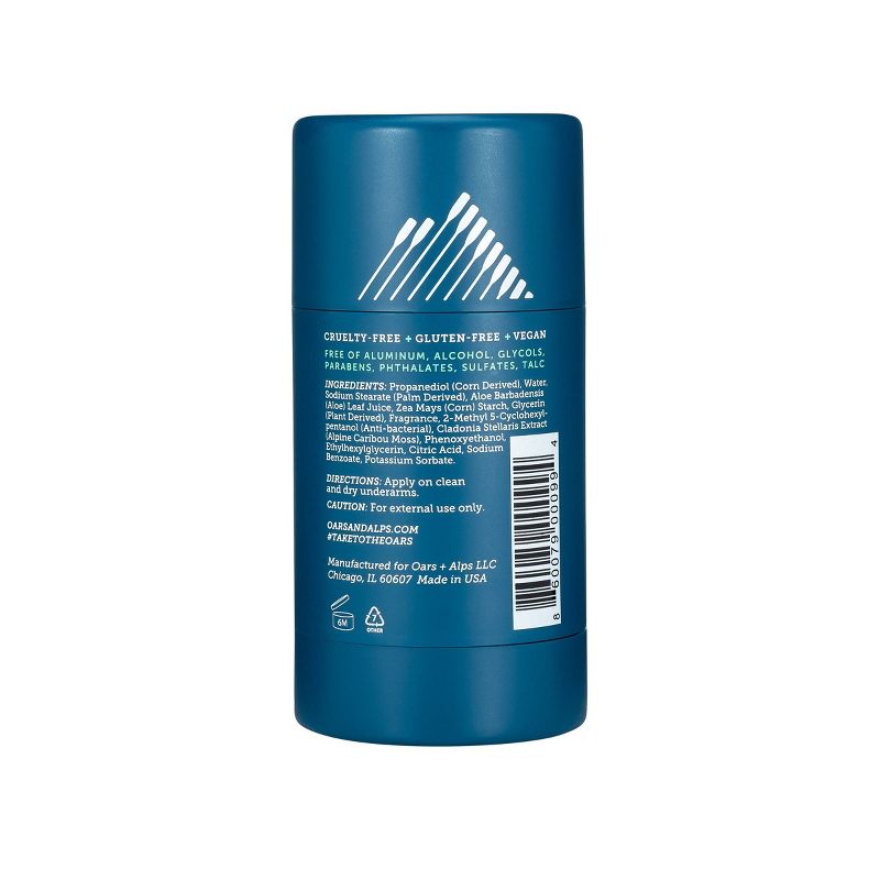 OARS + ALPS Men's Aluminum-Free Natural Deodorant - 2.6oz, 5 of 12