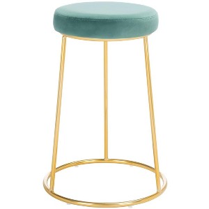 Kellie Round Counter Stool  - Safavieh - 1 of 4