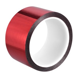 Unique Bargains Adhesive Mirror Finish Decor Metalized Polyester Crafts Tapes - 1 of 4