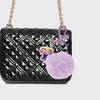 Unique Bargains Cute Coal Ball Handbag Charm 1 Pc - 2 of 4