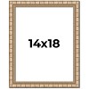 PosterPalooza | 14x18 Modern Bamboo Picture Frame, UV Acrylic, 5 Finishes - 2 of 4