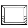CAVINAS Twin/Full/Queen Size Kid Sunshade Floor Bed,Metal Canopy Toddler Bed Frames,Floor Bed for Kids,Girls&Boys,No Box Spring Needed - 4 of 4
