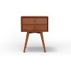 Alpine Furniture Flynn Small Nightstand, Acorn - 4 of 4