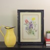 Raz Imports 16" Black and Butter Yellow Persea Distressed Wood Framed Print Wall Art - 3 of 3