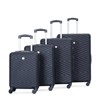 4pcs Luggage Set, ABS Lightweight Suitcase with Rotating Wheels, TSA lock, (16/20/24/28) -ModernLuxe - 2 of 4