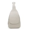 MKF Collection Cleisy M logo Embossed Vegan Leather Women’s Sling Bag by Mia K - 2 of 4