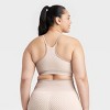 Women's Seamless Light Support Houndstooth Jacquard Sports Bra - All In Motion™ - image 4 of 4