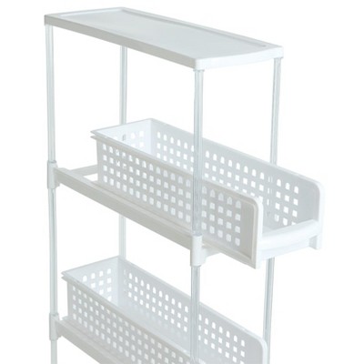 Lakeside The Lakeside Collection Slide Out Slim Storage Tower for Kitchen - 3 or 4 Drawer - 4 Drawer — фото 3