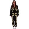 #followme Glow In The Dark Skeleton Adult Bodysuit Pajamas - 2 of 4