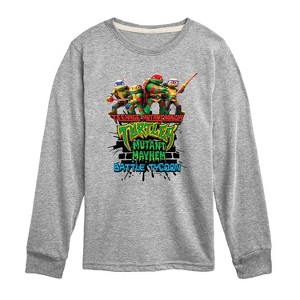 Boys' - Teenage Mutant Ninja Turtles - Battle Tycoon Group Long Sleeve Graphic T-Shirt - 1 of 3