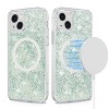 SaharaCase Sparkle Case with MagSafe for Apple iPhone 13 Clear Teal Green (CP00138) - 2 of 4