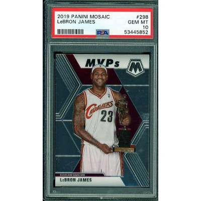 LeBron James Card 2019-20 Panini Mosaic #298 PSA 10
