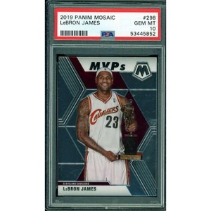 LeBron James Card 2019-20 Panini Mosaic #298 PSA 10 - 1 of 2
