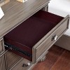 NicBex Nightstand with Drawers, Side Table with Hanging Pulls and Finish Top,Classic Bedside Table for Bedroom,Living Room - 4 of 4