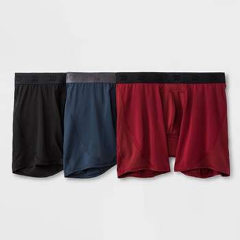 Men's Jersey Mesh Performance Boxer Briefs 3pk - All in Motion™