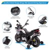 12V BMW Kids Motorcycle Ride-On Toy, Licensed with Dual Motor, Spring Suspension, High/Low Speed, Music, LED Lights - 4 of 4