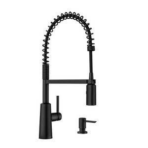 Moen Nori One Handle Matte Black Kitchen Faucet Model No. 87897BL - 1 of 1