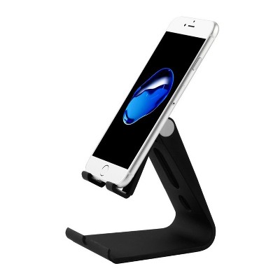 MYBAT Adjustable Multi-angle Desktop Foldable Stand Holder for Cell Phone Tablet - Black