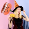Unique Bargains Halloween Pumpkin-Fierce Hair Clips 2.36" Length Black Orange 1 Pc - 2 of 3
