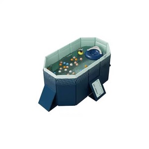 Racxily Foldable PVC Pool for Adults & Kids, Portable Outdoor Swimming Pool for Summer Backyard, Patio, Garden - 1 of 4