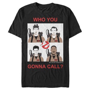 Men's Ghostbusters Who You Gonna Call Tiles T-Shirt - 1 of 4