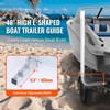 VEVOR Marine Trailer Guide Set, 48'' Flexibly Adjustable Poles, Pair of Steel Supports with PVC Coating, Ideal for Ski, Fishing - 3 of 4