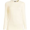 Lands' End Women's Baselayer Cozy Thermaskin Crewneck Top - 3 of 4
