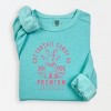 Simply Sage Market Cottontail Candy Premium Chocolate Lightweight Garment Dyed Sweatshirt - XL - Chalky Mint - 2 of 4