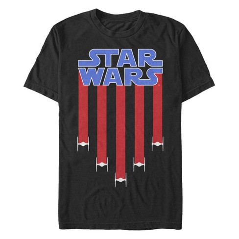 Men's Star Wars: A New Hope Fourth of July TIE Fighter Stripes T-Shirt - image 1 of 4