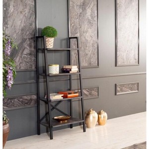 NicBex 52" Tall Modern Bookshelf with Open Shelves,4-Tier Metal Ladder Bookshelf Organizers for Living Room,Office - 1 of 4