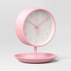 Trinket Tray Alarm Clock Pink - Room Essentials™ - 3 of 3