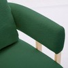 CAVINAS Upholstered Teddy Armchair Sofa Modern Design Accent Sofa with Metal Foot for Living Room - 2 of 4