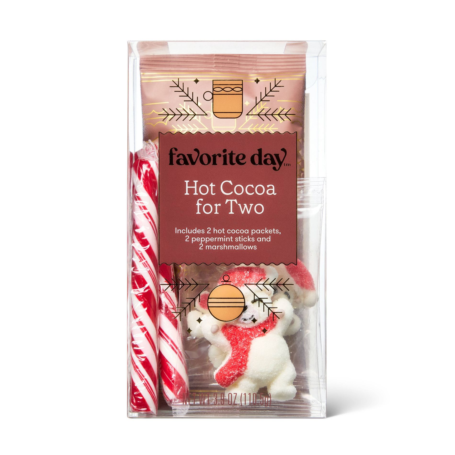 Christmas Hot Cocoa for Two - 3.9oz - Favorite Day™