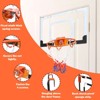 Indoor or outdoor mini basketball hoop, 1 ball and air pump, suitable for children aged 6-12, bedrooms, swimming pools, etc. - 4 of 4