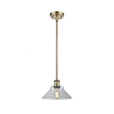 Orwell - 1 Light Stem Hung Mini Pendant In Industrial Style-8 Inches Tall and 8.38 Inches Wide