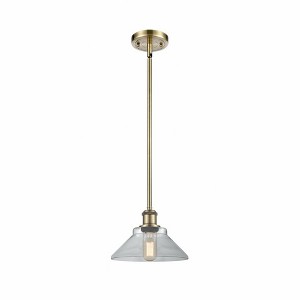Orwell - 1 Light Stem Hung Mini Pendant In Industrial Style-8 Inches Tall and 8.38 Inches Wide - 1 of 1