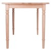 3pc Ravenna Dining Table Set Natural - Winsome: Solid Wood, Seats up to 4, Windsor Chairs - image 3 of 4