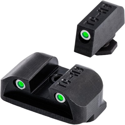 TruGlo Tritium Pro Glow in the Dark Compact Gun Hunting Glock Pistol Sight for Glock 17, 19, 22, 23, 24, 26, and 27