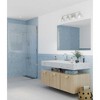 Progress Lighting Singleton 4-Light Vanity Fixture, Brushed Nickel, Clear Glass Shades - 2 of 4