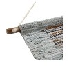 Mark & Day Stanzach 44"H x 22"W Hide Leather and Fur Charcoal Wall Tapestries - 2 of 3