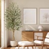 Artificial Olive Tree with Silk Leaves, Faux Potted Plant with Realistic Branches & Fruits for Home Office Living Room Decor - 4 of 4