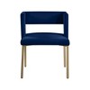 Meridian Furniture,Caleb Velvet Dining Chair, Set of 2 - 4 of 4