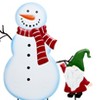 The Lakeside Collection 3-Pc. Gnomes Building a Snowman Stakes 3 Pieces - 4 of 4