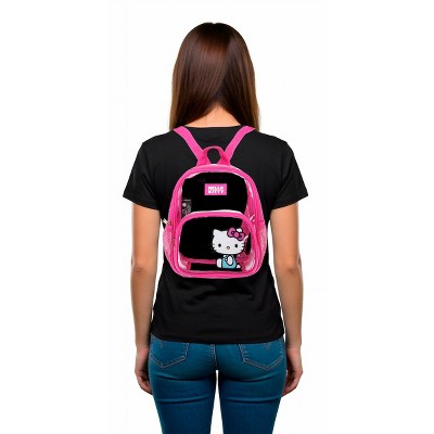 Sanrio Hello Kitty Sitting Character Adult 11" Clear Mini Backpack — фото 7