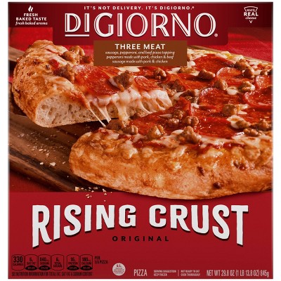DiGiorno Three Meat Frozen Pizza with Rising Crust - 29.8oz