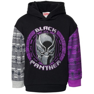 Marvel Avengers Black Panther Fleece Pullover Hoodie Little Kid to Big Kid